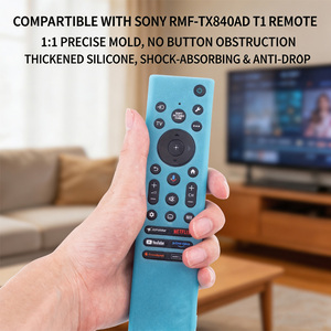 Vente en gros de housses de télécommande <span class=keywords><strong>100</strong></span>% silicone pour téléviseurs intelligents <span class=keywords><strong>Sony</strong></span> <span class=keywords><strong>Bravia</strong></span>, antichoc, antidérapantes, protection intégrale, prix direct d'usine, vente en gros - Product Image 2