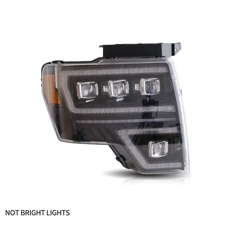 Luce frontale a LED all'ingrosso per Ford F150 2009-2014 indicatore di direzione dinamico parti della lampada anteriore dell'auto sistema di illuminazione automatica