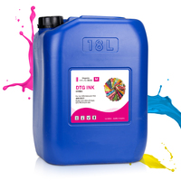 Encre DTG en gros de 18000 ml avec puce pour Brother GTX PRO B GTX-600 – Tambour d'encre textile pigmentée en vrac