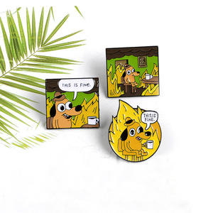 Rinhoo Tier Set Pins Einhorn Nilpferd Schwein Panda Katze Hund Kaninchen Broschen Abzeichen Spaß Freunde Geschenke Pins für Rucksäcke - Product Image 5