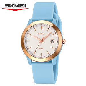 SKMEI2319女の子のためのトレンディな新しいファッションシリコン手首カスタムロゴ3atm防水クォーツ時計 - Product Image 2