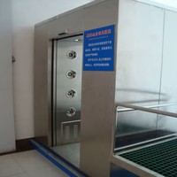 Cabine de douche à air automatique en acier inoxydable pour salle blanche et contrôle de la contamination dans les industries alimentaires