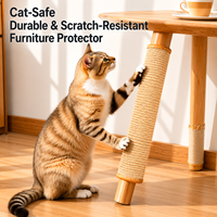 Les sangles de jambe sont durables et n'ont pas tendance à perdre leurs particules. C'est un grattoir pour chat qui protège les canapés, les tables et les chaises.