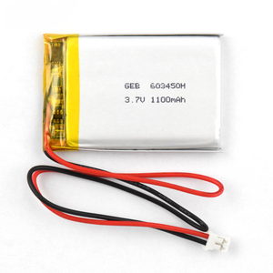 603450 3,7 v 1100mah lipo battery with pcb - Product Image 4