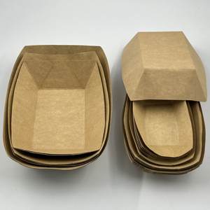 Bandeja de Papel Desechable para Alimentos, Personalizable en Tamaño, Forma y Color, para Almuerzo y Bocadillos - Product Image 6