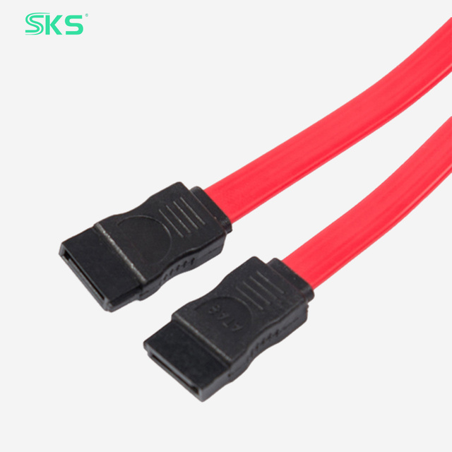 High-Speed SATA 3.0 6Gbps Shielded Internal Cable 7-Pin Straight Red for SSD/HDD/Data Transmission IOS Printer Computer Camera