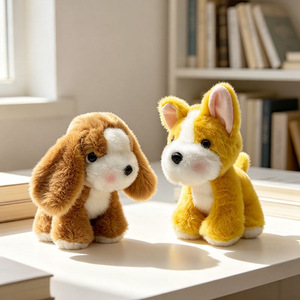 Peluche <span class=keywords><strong>chien</strong></span> mignon Corgi Chihuahua Teddy West Highland Milk Dog en polyester et coton PP – Vente en gros - Product Image 3