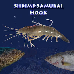 SHH017 esche viventi per gamberetti ami pesca <span class=keywords><strong>S</strong></span>,<span class=keywords><strong>M</strong></span>,L. Cerchio da pesca amo esca per gamberetti - Product Image 2