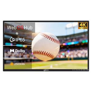 ทีวีสมาร์ททีวีกลางแจ้งขนาด 55/65 นิ้ว 4K UHD IP65 กันน้ำ พร้อมลำโพงคู่ในตัว LCD WebOS TV01 ทีวีกลางแจ้งกันน้ำ - Product Image 1
