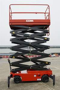 2000kg elektrische Luft scheren bühne Neue mobile Hebebühne mit Kettens ch linge für Einzelhandel und Hotels - Product Image 6