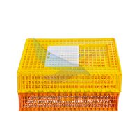 Cage de transport en plastique pour volailles vivantes (poulets, canards, oies, dindes) à vendre