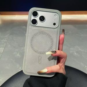 Étui de téléphone magnétique en cuir pour <span class=keywords><strong>iPhone</strong></span> 15 14 13 <span class=keywords><strong>12</strong></span> 11 Pro Max, grande fenêtre de visualisation, protection intégrale à 360°, antichoc - Product Image 2