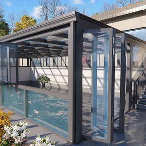 <span class=keywords><strong>Kit</strong></span> de véranda préfabriqué de vente directe d'usine avec verre stratifié trempé et véranda en aluminium - Product Image 2