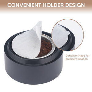Outil de remplissage de capsules de café en plastique réutilisable, compatible avec les dosettes <span class=keywords><strong>VertuoLine</strong></span> pour un expresso de style barista - Product Image 1