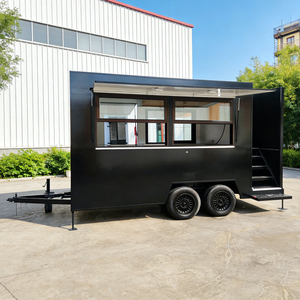 Remolque de Comida Comercial en Venta |   Camión de Café y Helados Móvil con Equipamiento de Cocina Completo, Camioneta de Comida Rápida para Exteriores - Product Image 3