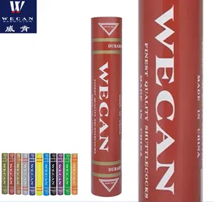 WECAN RED Class A Water Duck all-round Feather Badminton Shuttlecock with 2layers cork head same quality RSL NO.3