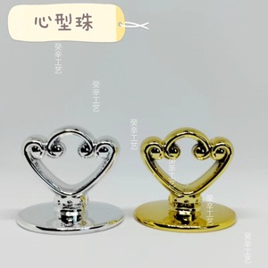 Heart Shape Furniture <b>Knob</b> 3.4cm Gold Electroplated M4 Self Tapping Screw Easy Installation - Product Image 4