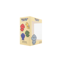 Boîtes cadeaux personnalisées transparentes pliantes en papier kraft A4 avec grande fenêtre transparente en PVC et couvercle 10 pouces de planches à gâteaux rondes