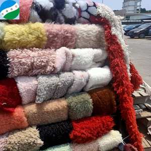 <span class=keywords><strong>Tissu</strong></span> en fausse <span class=keywords><strong>fourrure</strong></span> à poils longs en velours polyester <span class=keywords><strong>imitation</strong></span> cachemire, prix au kilo, vente en gros d'usine - Product Image 5