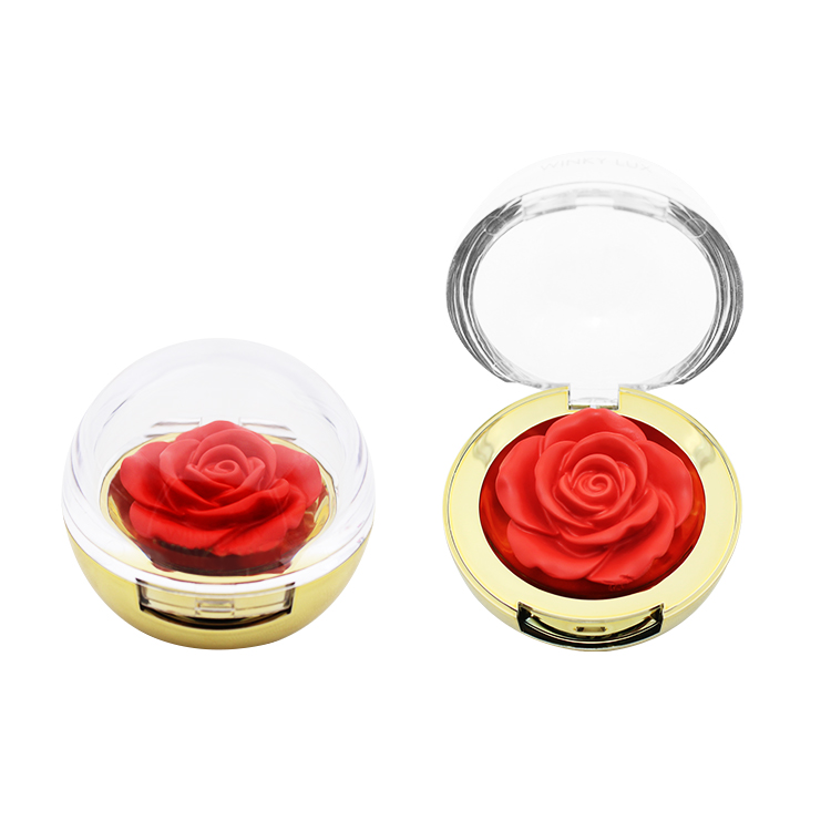 Wholesale Organic Vegan Check Contour Matte Waterproof Blusher Private Label single 3D Rose Blush