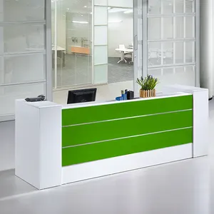 wholesale high end Modern designs high quality Office Front Counter reception table