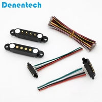 Câble de charge et de données magnétique Denentech DN-MPC-05 à broches Pogo, connecteur en cuivre PVC 2, 4 ou 5 broches pour montre connectée
