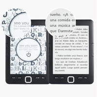 BK6033 E-Reader E-Ink 6-inci dengan Pencahayaan Depan dan Resolusi 800x600 untuk Membaca dan Belajar E-Book