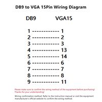 Cable de dispositivo de computadora RS232 de 4,5mm, VGA macho a DB9 hembra, chaqueta de PVC con blindaje trenzado DB9F a HD15M en Stock