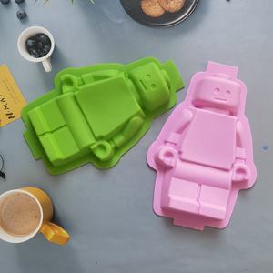 Super Big Robot Cake Mold DIY Fondant Cake Tools Silicone Mold Ice Mold Cake Baking Pan Baking Tray <strong>Cheese</strong> Bread <strong>Mould</strong> - Product Image 1