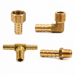 Conector de Manguera de Latón Premium, Tipo T, Forjado, Personalizado, de Tres Vías (AOL-060) - Product Image 2