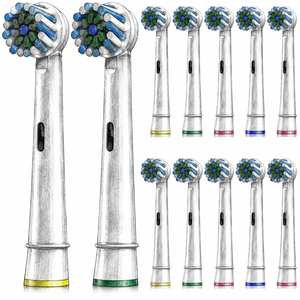 <b>Electric</b> <b>Toothbrush</b> Spare Brush <b>Head</b> Refills Soft Bristle Dental Cleaning Accessories for Home Personal Care OEM ODM - Product Image 2