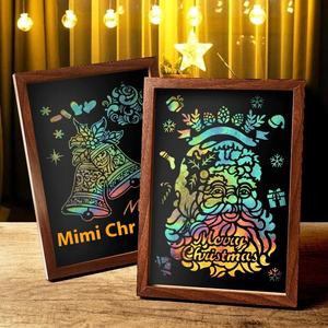 مجموعة عيد الميلاد ديي مجموعة كاملة الذهب النحاس احباط اللوحة النقش اليدوية النفط الرسم اللعب غير المادي التراث الثقافي البلاستيك - Product Image 2