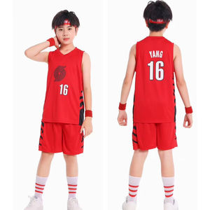 Camiseta de Baloncesto para Niños, Ropa Deportiva para Exteriores, Uniformes de Baloncesto sin Mangas para Jóvenes, Niños y Adolescentes # 1 Bookers - Product Image 1