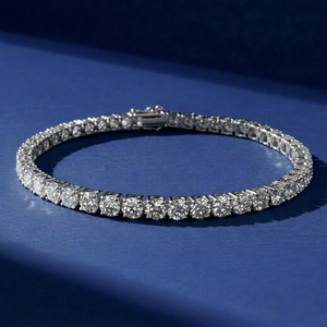 Bracelet tennis classique en argent sterling 925, bracelet élégant à maillons ronds pour femmes, bijoux fins, usage quotidien, nouvelle arrivée 2026 - Product Image 1