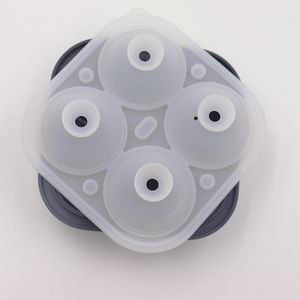 Wholesale Easy Release <strong>Rose</strong> Ice Mold 4 Cavity Whiskey Silicone <strong>Rose</strong> Ice Ball Maker Mold Ice Cube Tray with Lid - Product Image 5