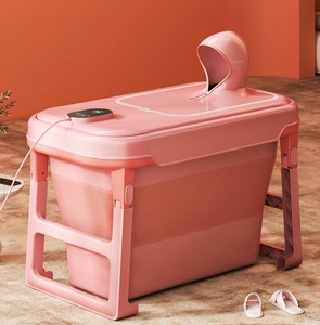 Portable <strong>Foldable</strong> Bathtub for Adults - Separate Family Bathroom SPA Tub - Ideal for Hot <strong>Bath</strong> Ice <strong>Bath</strong> - Product Image 2