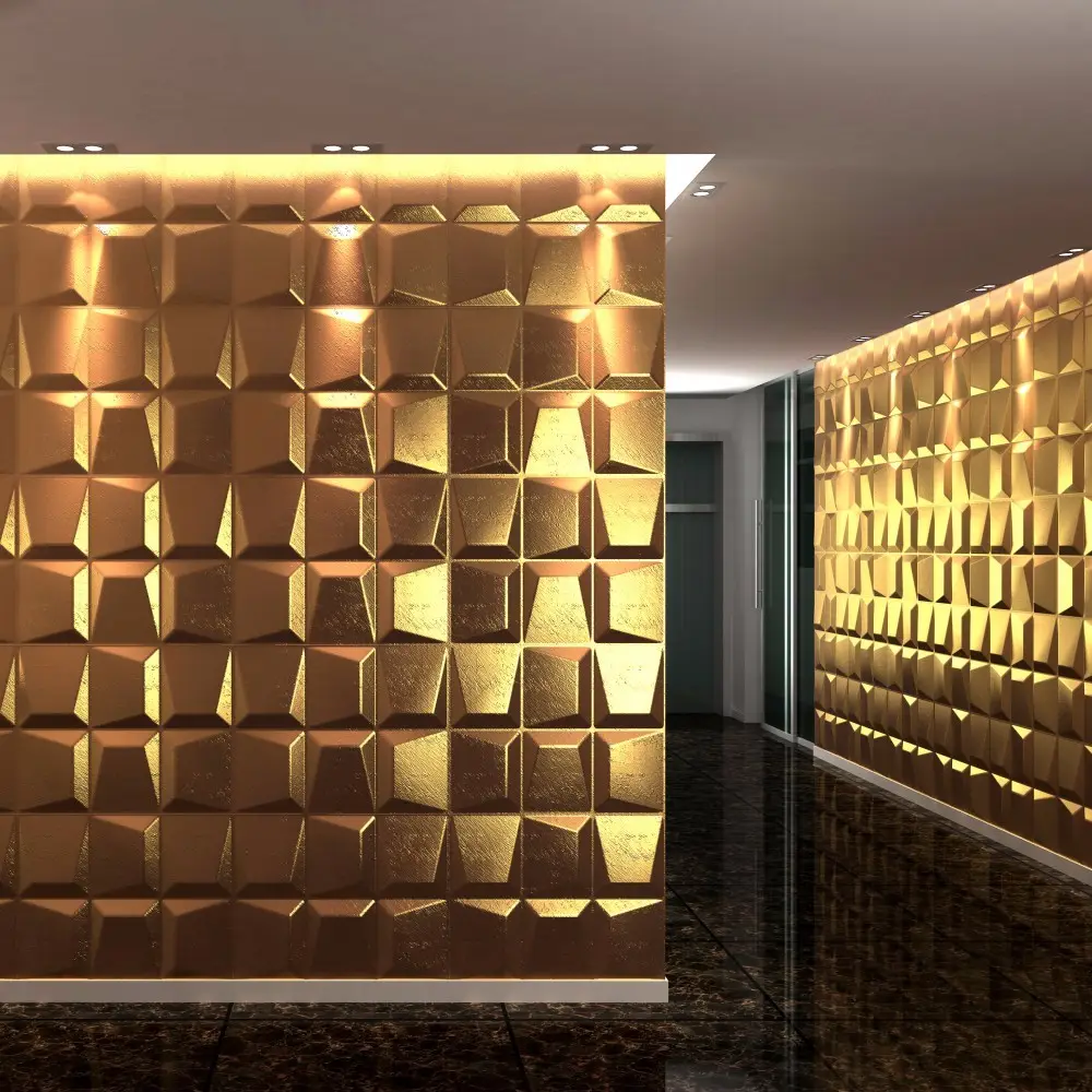 3D Gypsum Decorative Wall Panel/3D Wall Panel Interior Decoration Materials