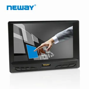 7 inch Widescreen TFT LCD Touch Screen Monitor with RCA Video audio monitor