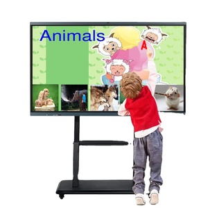 Pizarra Interactiva Inteligente 4K con Tecnología Táctil IR de 55, 65, 75, 86, 98 y 110 Pulgadas, Ideal para Niños y Oficinas - Product Image 2