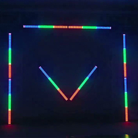 Igracelite192 Lumière de mur à LED segmentée, 768 5050 LED RGB, lumière stroboscopique pour discothèque, soirée, scène