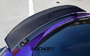 Aileron de coffre en Fiber de carbone d'assurance commerce adapté pour 2007-2013 <span class=keywords><strong>TT</strong></span> TTS <span class=keywords><strong>MK2</strong></span> Type 8J AP Style Spoiler arrière Bodykit - Product Image 2