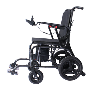 Portable léger fauteuil roulant électrique en Fiber de carbone pliant fauteuil roulant avion personnes âgées 6Ah batterie - Product Image 4