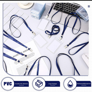 Tùy Chỉnh Bền Cổ Phẳng Dây Buộc Huy Hiệu Với Bulldog <span class=keywords><strong>Clip</strong></span> Dây Buộc Với <span class=keywords><strong>Clip</strong></span> Cho ID Chủ Phù Hiệu - Product Image 2