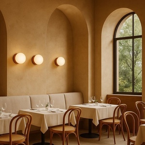 Lámpara de Pared de Travertino <span class=keywords><strong>LED</strong></span>, <span class=keywords><strong>Aplique</strong></span> de Lujo para Hotel, Villa, <span class=keywords><strong>Baño</strong></span>, Diseño Cálido Blanco para Espejo, Tocador - Product Image 3
