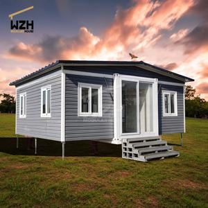 Casa Container Prefabbricata Espandibile con Struttura in Acciaio Zincato e Porta Scorrevole in Vetro per Deposito Esterno - Product Image 1