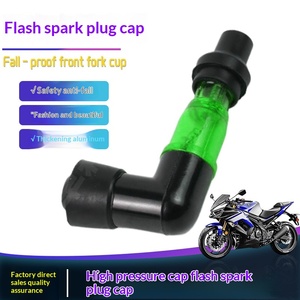Motorfiets Bougiedop Hoge spanning Flash Smoke Rod Elleboog Driewieler Play Beam Auto <span class=keywords><strong>110</strong></span> Universeel Siliconen Rubber Plastic - Product Image 5