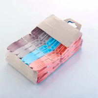 Pinces à linge en plastique robustes colorées pince à linge suspendue en plastique à poignée souple épingles à linge avec ressorts