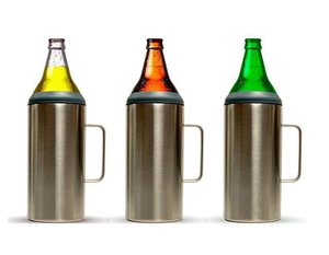 <span class=keywords><strong>Portabottiglie</strong></span> per Birra da 40oz in <span class=keywords><strong>Acciaio</strong></span> Inox, Porta Lattine Isolato con Manico, Portacaguamon 1,2 Litri - Product Image 1
