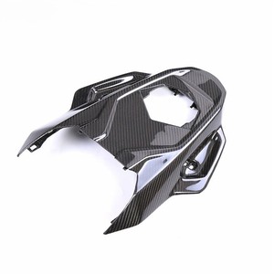 Cubierta inferior del asiento trasero de fibra de carbono seca 3K para BMW S1000RR M1000RR 2023-2024, acabado mate y brillante, fijación directa con tornillos - Product Image 4