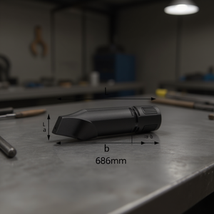 Boquilla para Herramienta Neumática, 686 mm de Longitud, Punta para Pistola de Aire, Accesorio - Product Image 3